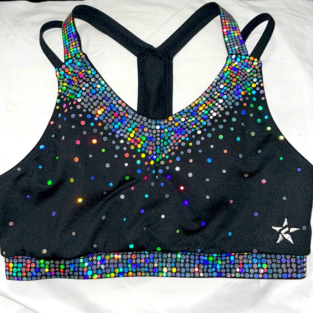 Rebel athletic adult small sports bra